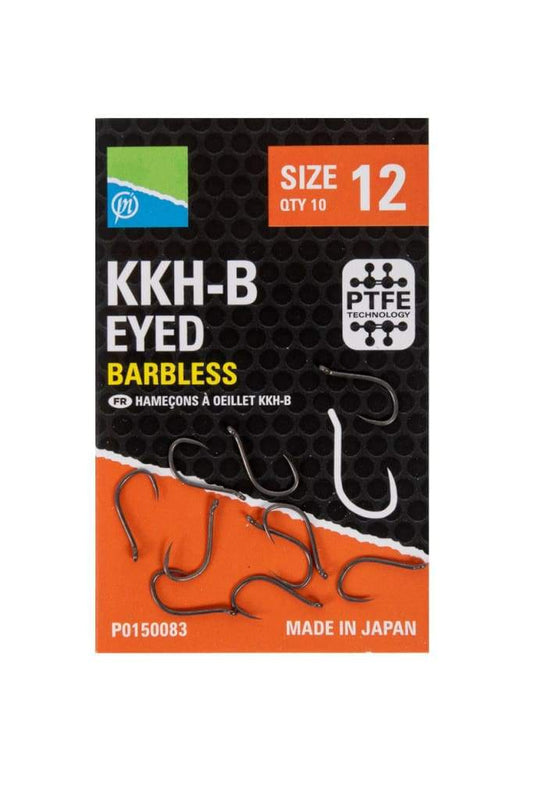 Preston Innovations KKH Eyed Barbless Hooks